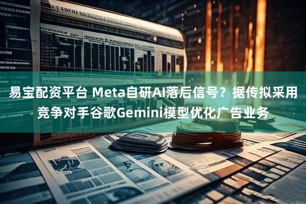 易宝配资平台 Meta自研AI落后信号？据传拟采用竞争对手谷歌Gemini模型优化广告业务